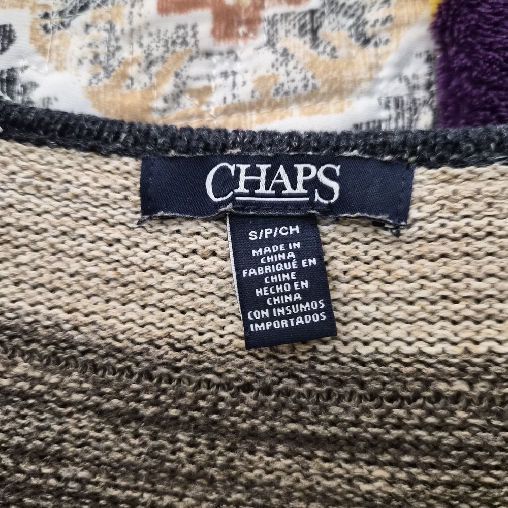 Chaps Earthy Tone Knit Sweater